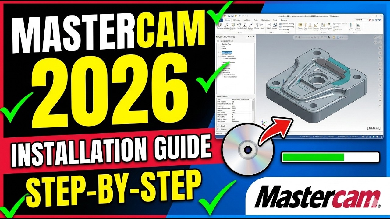 Mastercam 2026 ইন্সটল করুন মাত্র ৫ মিনিটে - সহজেই!