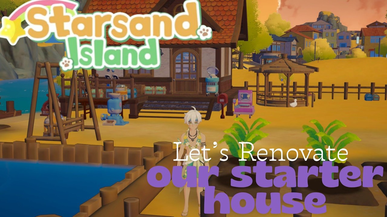 🔴 Starsand Island | Let's renovate our starter house!