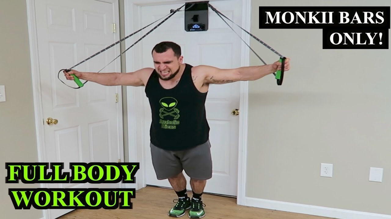 Intense 10 Minute FULL BODY Monkii Bars Workout