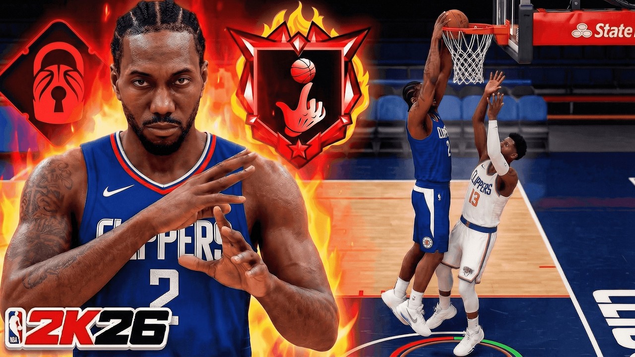 This Kawhi Leonard Build With 96 STEAL + CONTACT DUNKS is a VERSATILE LOCKDOWN on NBA 2K26...