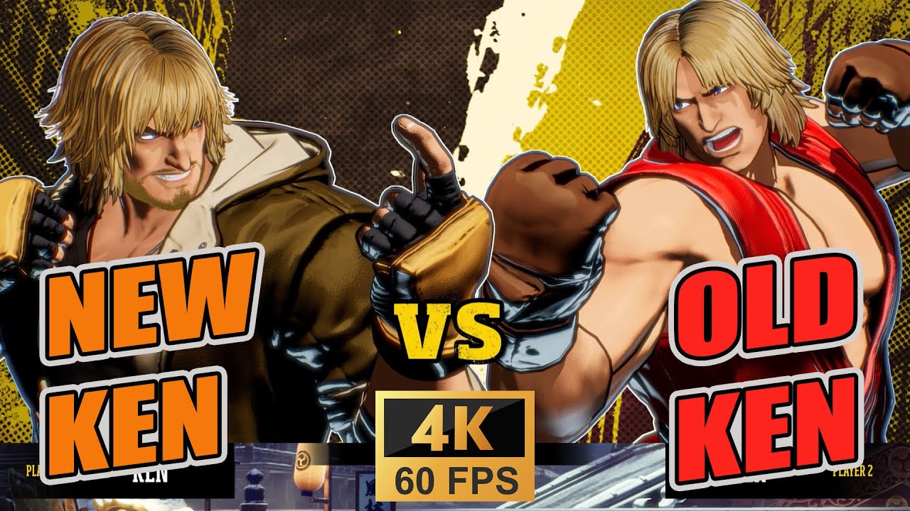 FATAL FURY COTW SF6 Ken VS Classic Ken - 4K 60FPS
