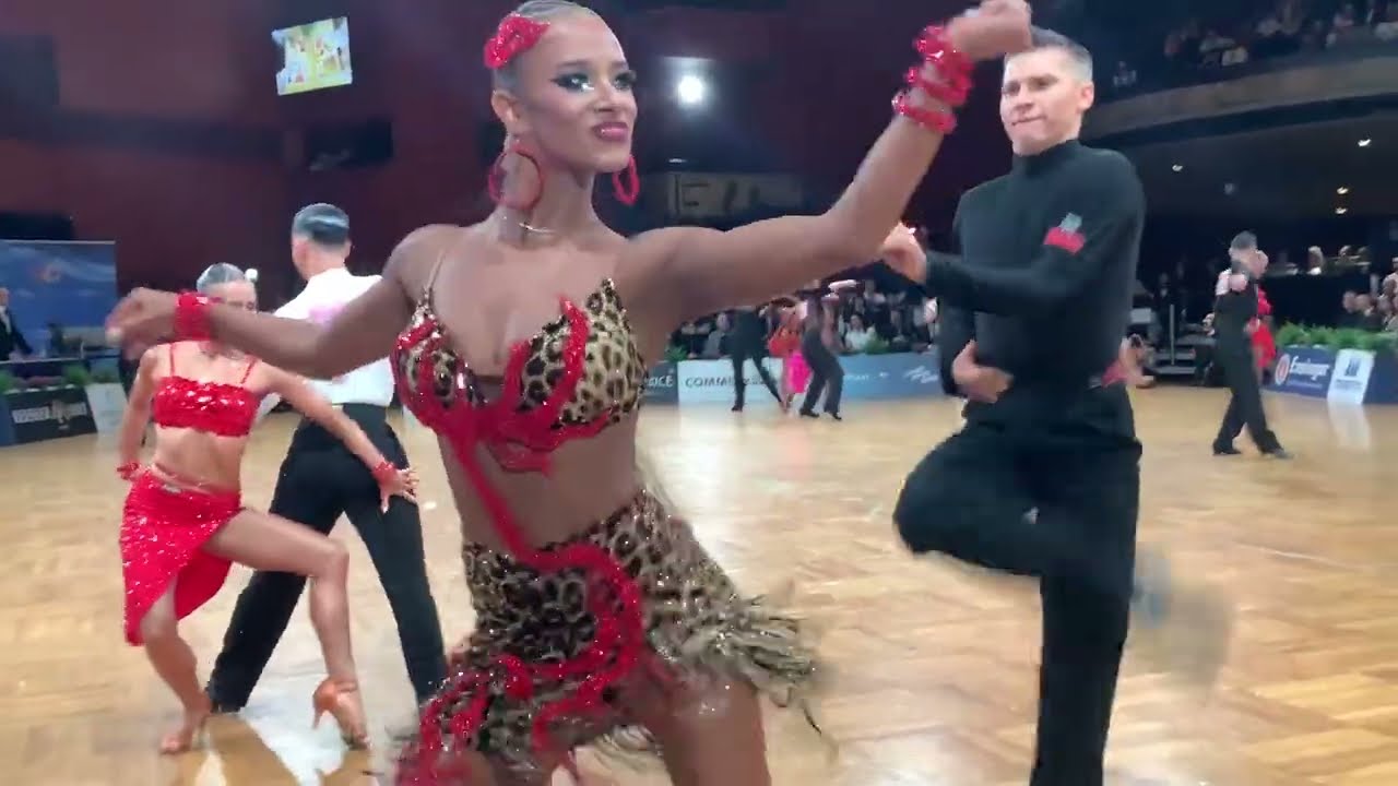CHA-CHA ❤️🥳Konstantin Gorodilov & Polina Figurenko (EST 190) WDSF 2025 GRANDSLAM GOC GER