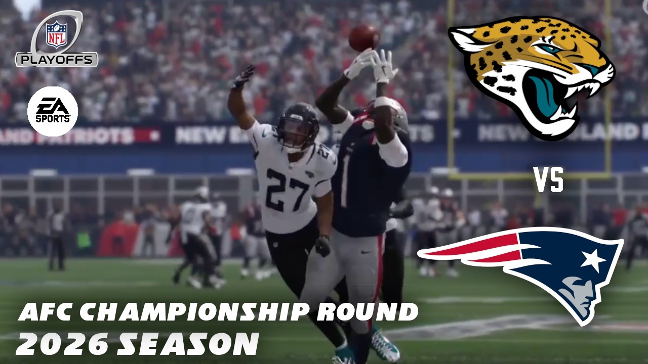 Offensive DOMINANCE in New England! (Jaguars vs Patriots 2026, AFC Championship) - Madden Franchise