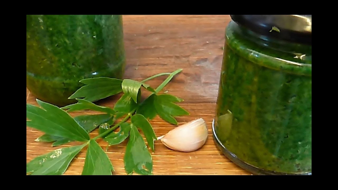 How to Preserve Lovage for the Winter -  Recipe / Jak uchovat Libeček na zimu