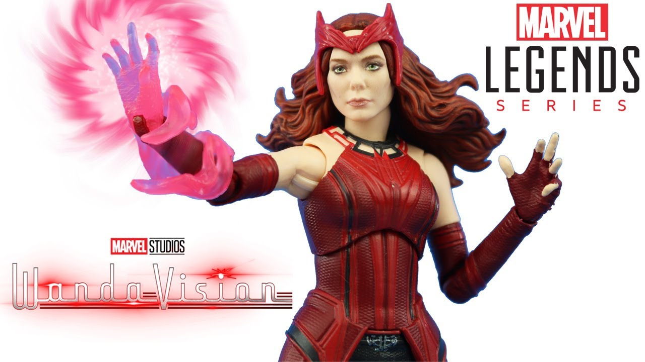 Marvel Legends FEITICEIRA ESCARLATE série WANDAVISION Wave Disney+ Action Figure Review Hasbro