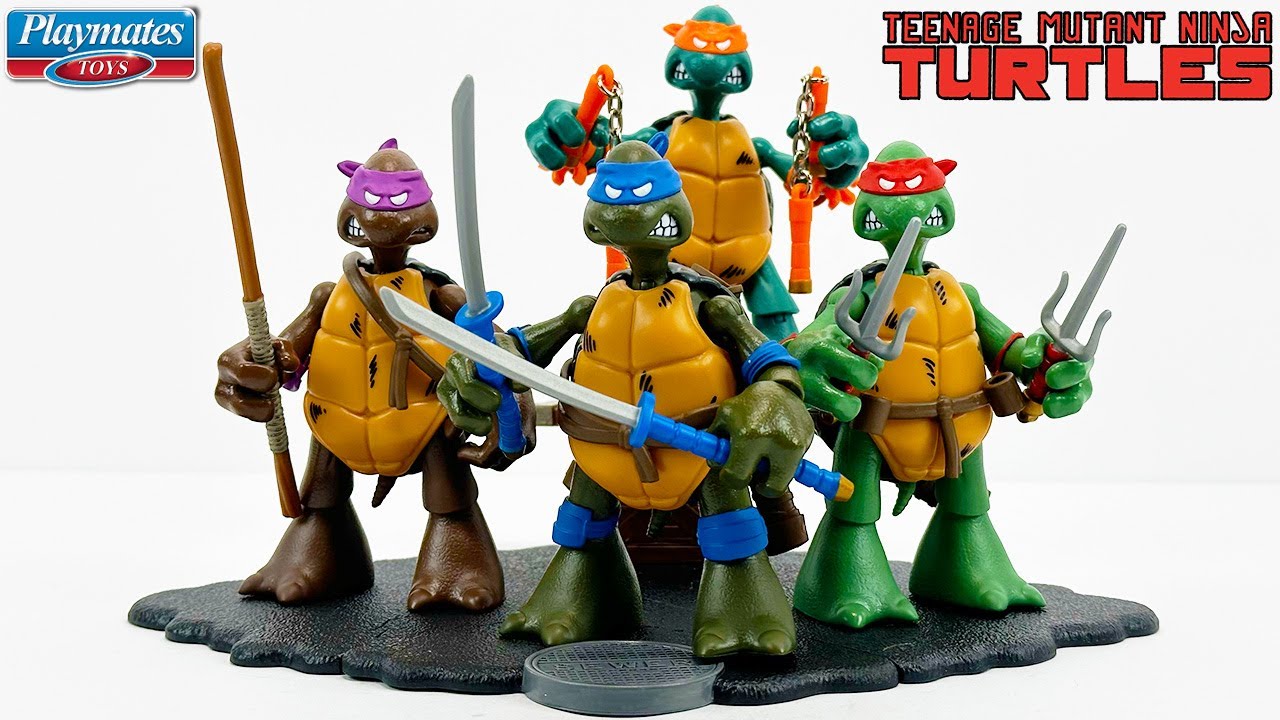Playmates TMNT Original Sketch Turtle Figures Review!