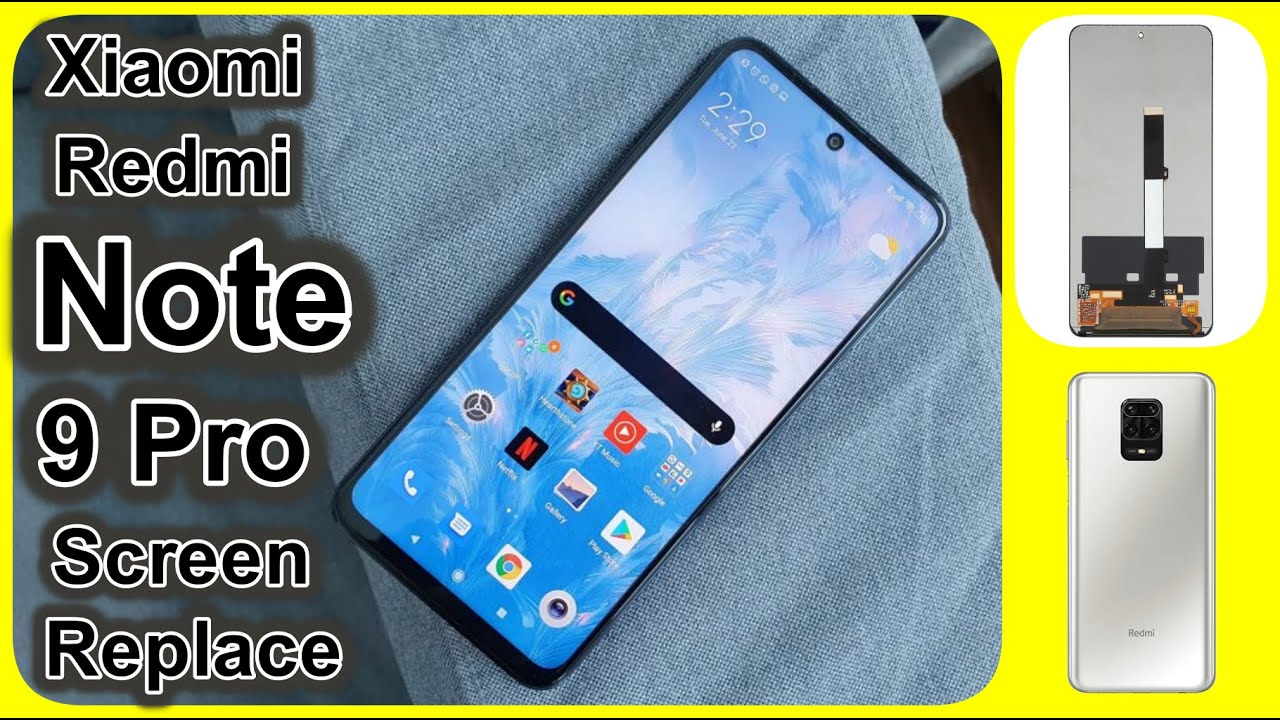 #repair disassembly #xiaomi  #redmi  Note 9 Pro LCD ! #تغيير #اصلاح شاشه شاومى ريدملى نوت 9 برو