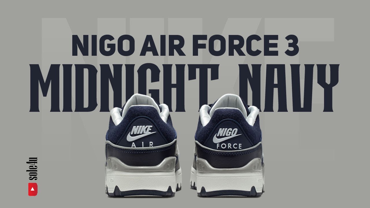 NIGO x Nike Air Force 3 “MIDNIGHT NAVY” | Подробности и информация о релизе | 2026