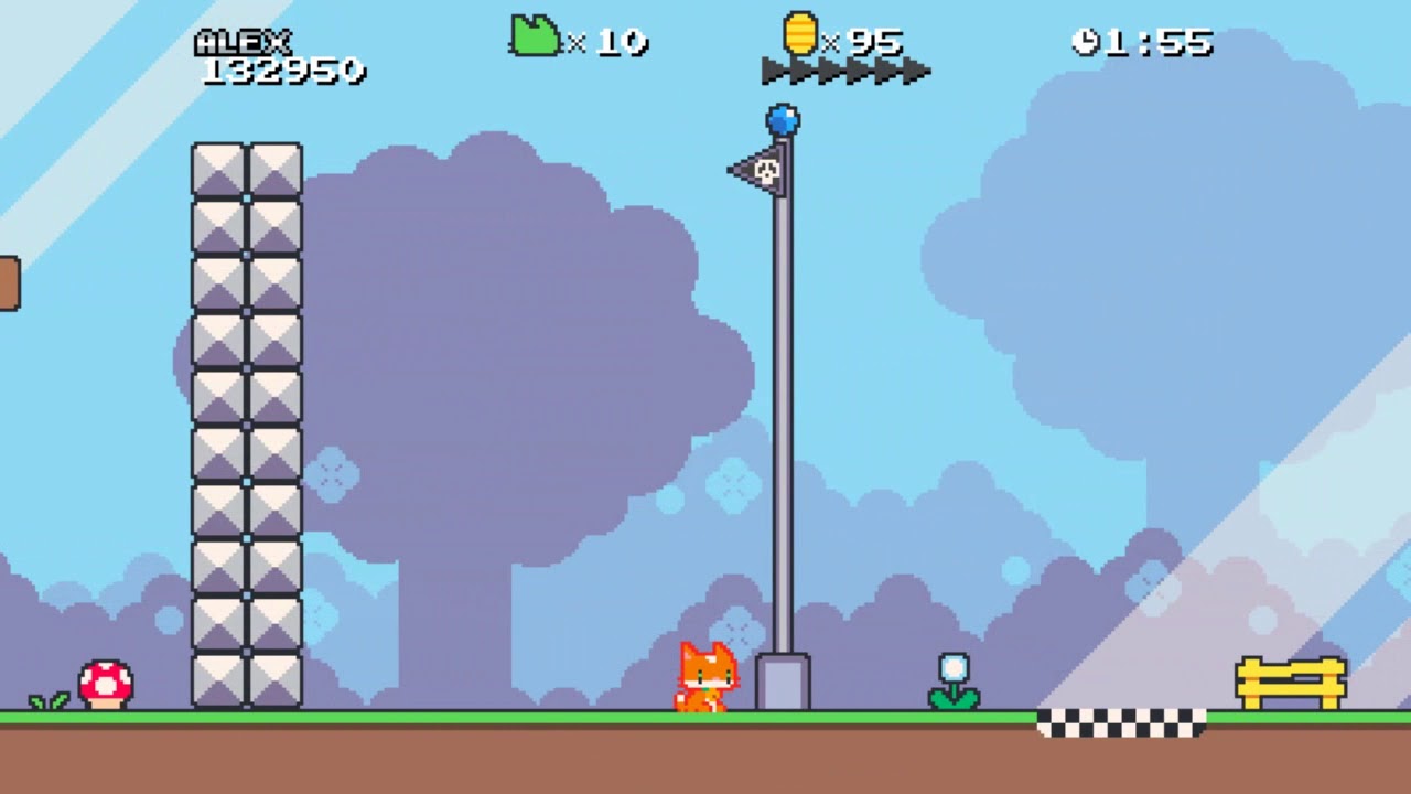 Alex in Super Cat Tales 2 (Sonic Boll 1.9.3) (Mate Sound Effect Mode) (SCT2 OST Music Only)