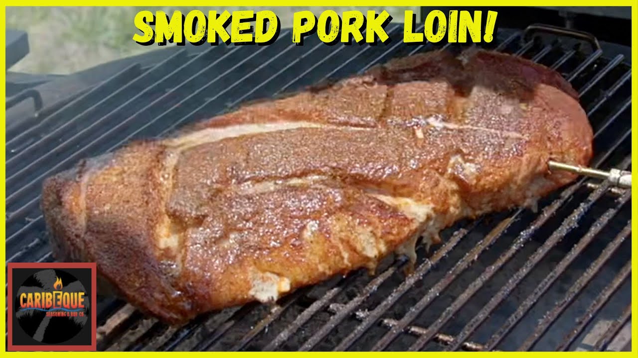 WHOLE PORK LOIN SMOKED ON THE KAMADO JOE!