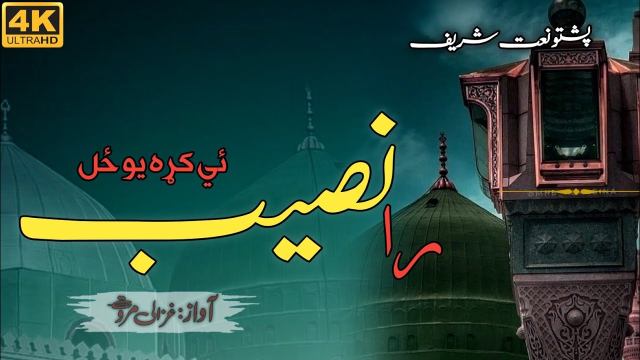 Ra Naseeb A Krhay Yo Zal | Ghazali Naat Sharif | wo gham Da Ashna | Pashto Viral Naat | پشتو نعت