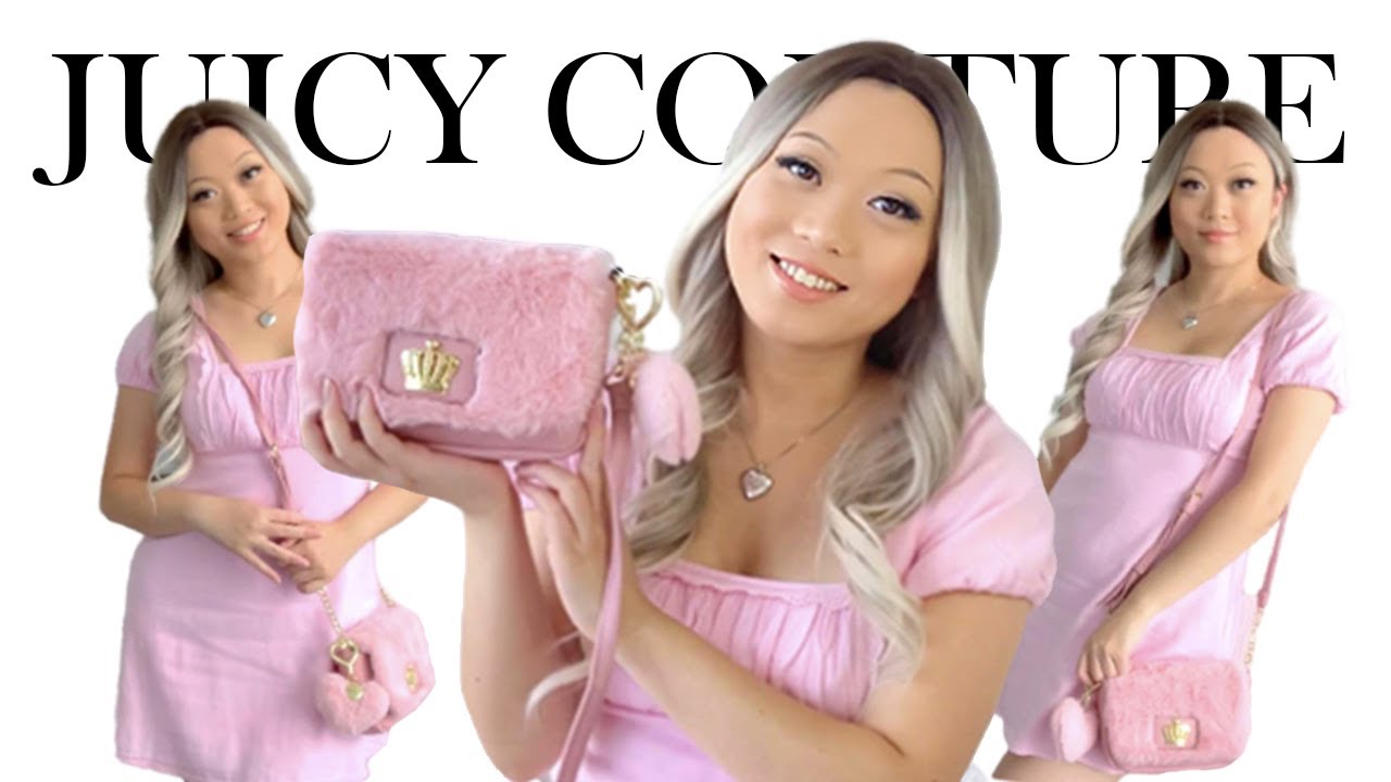 Juicy Couture Faux Fur Pink Bag Gift Set Review | What&rsquo;s in my Bag? 🎀