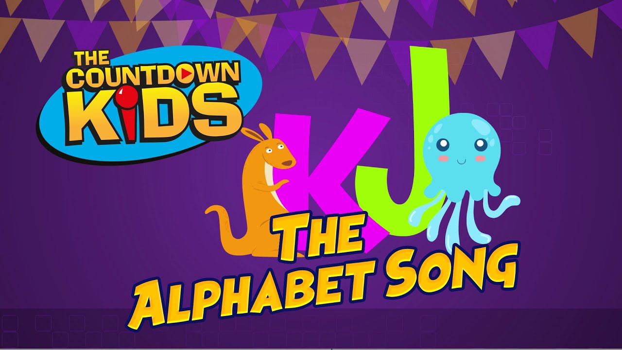 The Alphabet Song - The Countdown Kids (Pre-School Songs) | Lyric Video