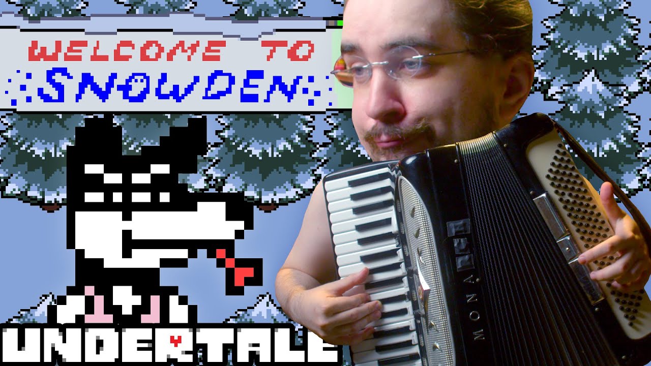 UNDERTALE accordion cover - Snowdin Town