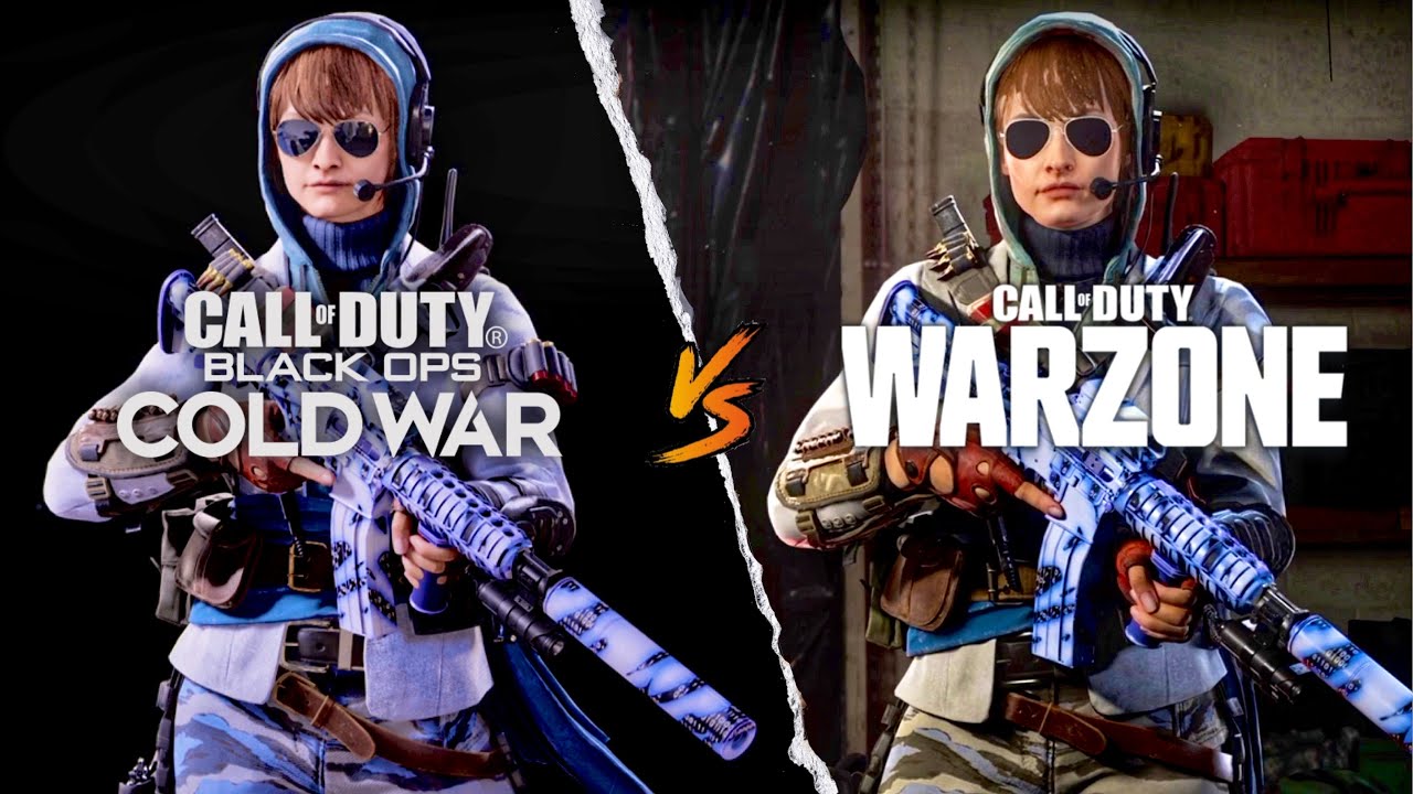 PORTNOVA SIGINT SKIN COMPARISON | Cold War vs Warzone | Cyber Space Bundle | Season 5