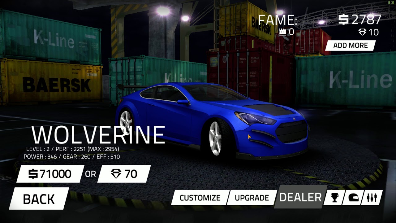 Perfect Shift All Cars/Car List