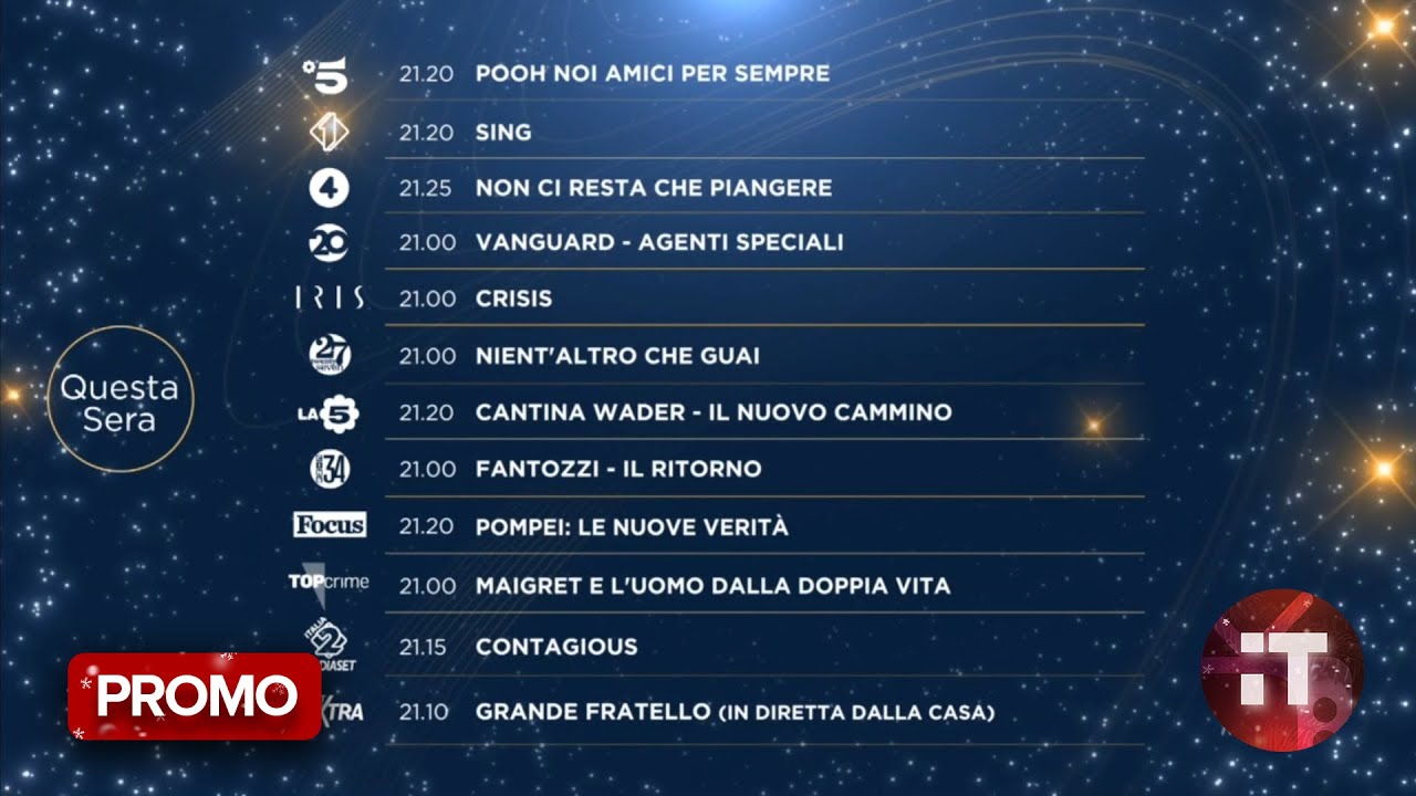 Promo prime serate Mediaset | Natale 2024