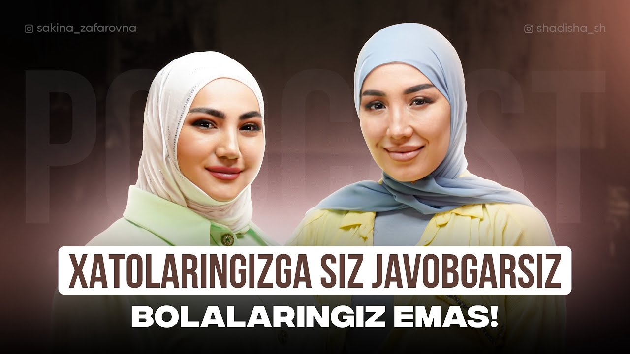 XATOLARINGIZGA SIZ JAVOBGARSIZ, BOLALARINGIZ EMAS!