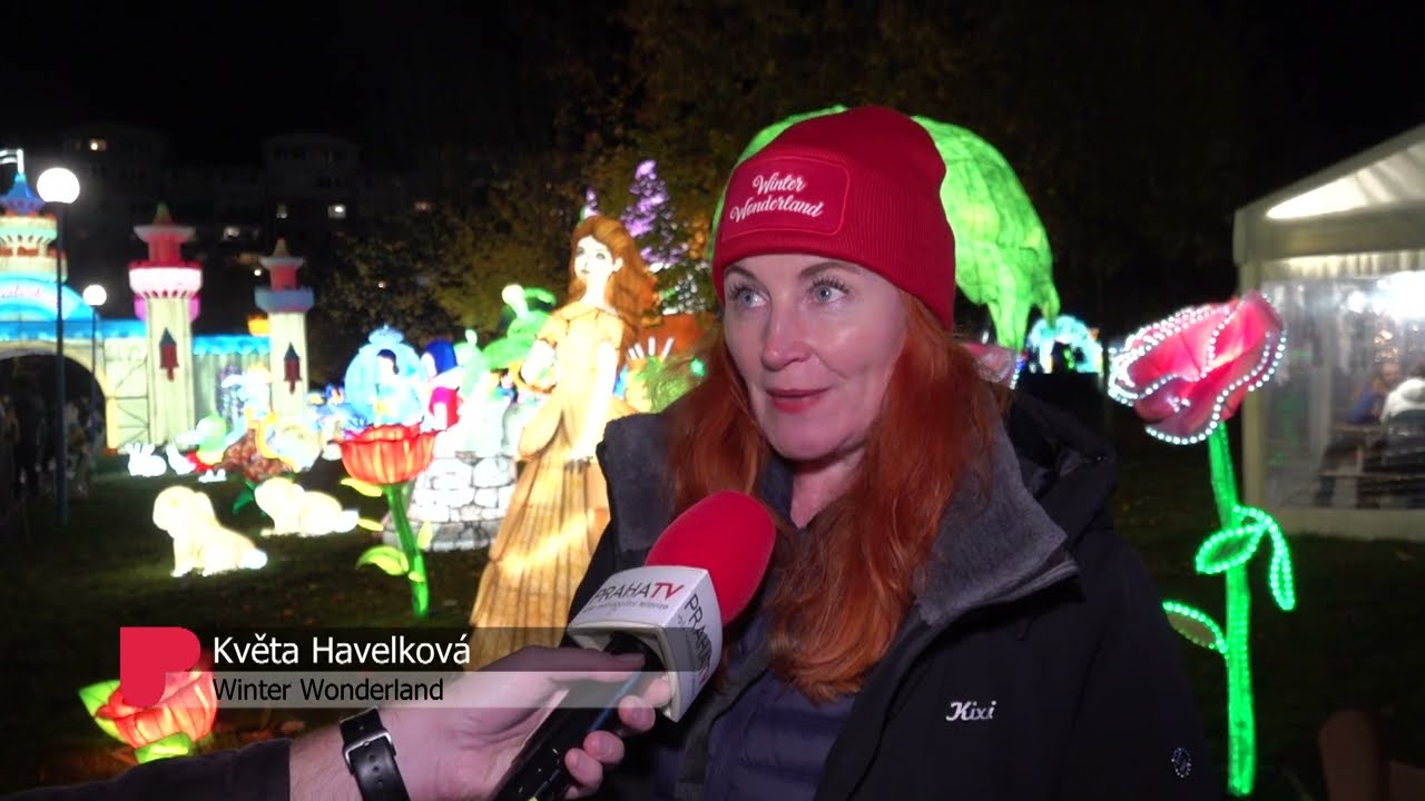 Zimní kouzlo v Letňanech: Winter Wonderland láká na nové atrakce a zářící pohádkové postavy