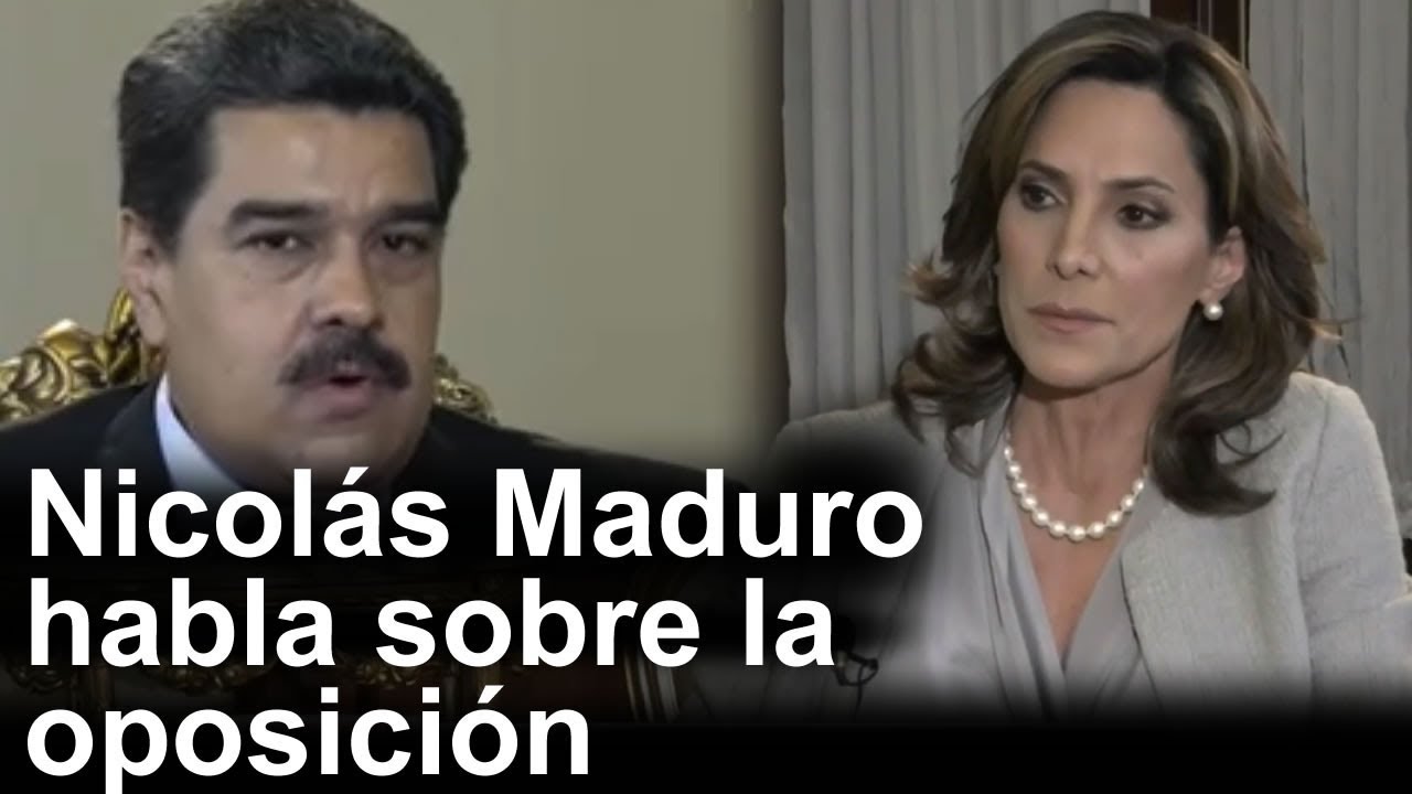 Maduro habla sobre la oposición en Venezuela y Leopoldo López