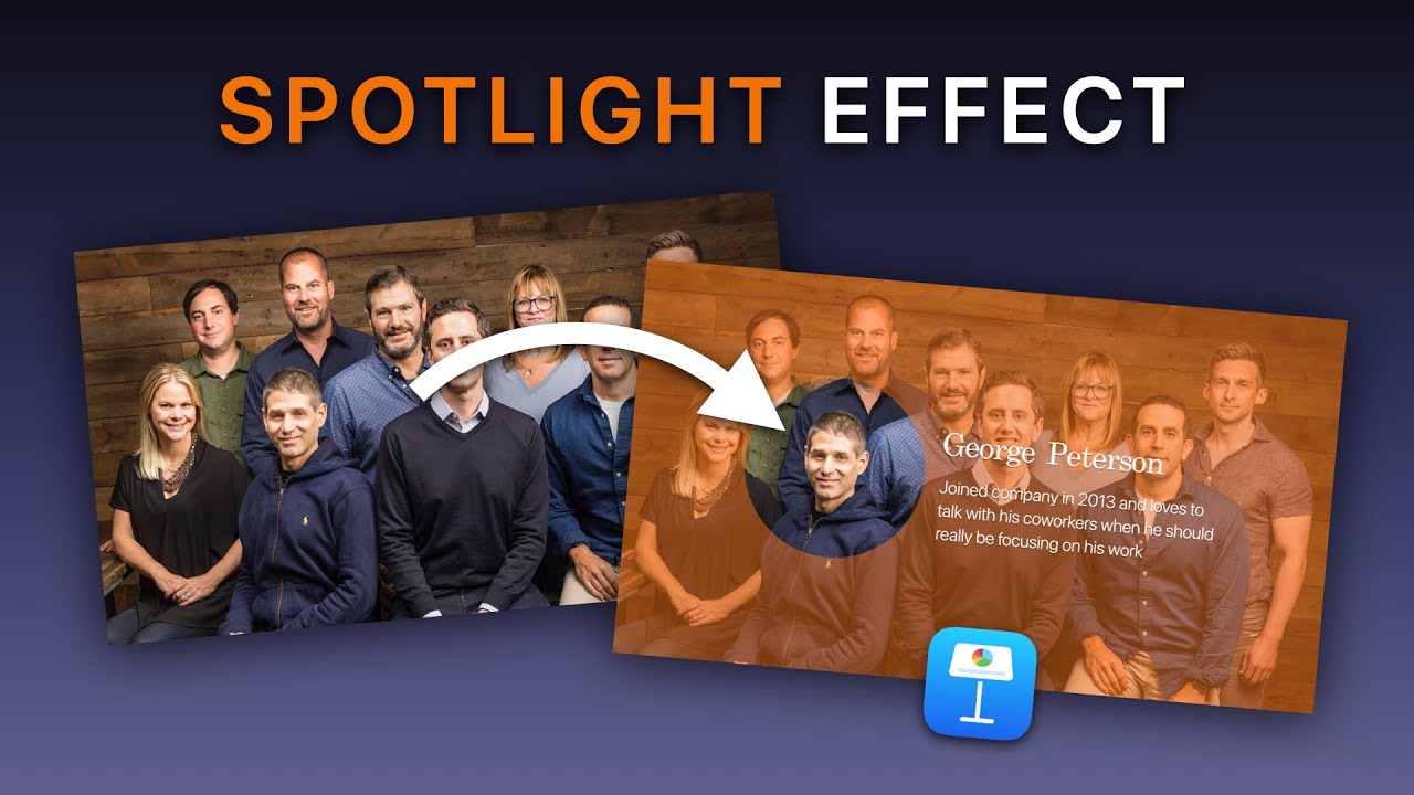 Create A Spotlight Effect In Keynote | Step-by-Step Tutorial