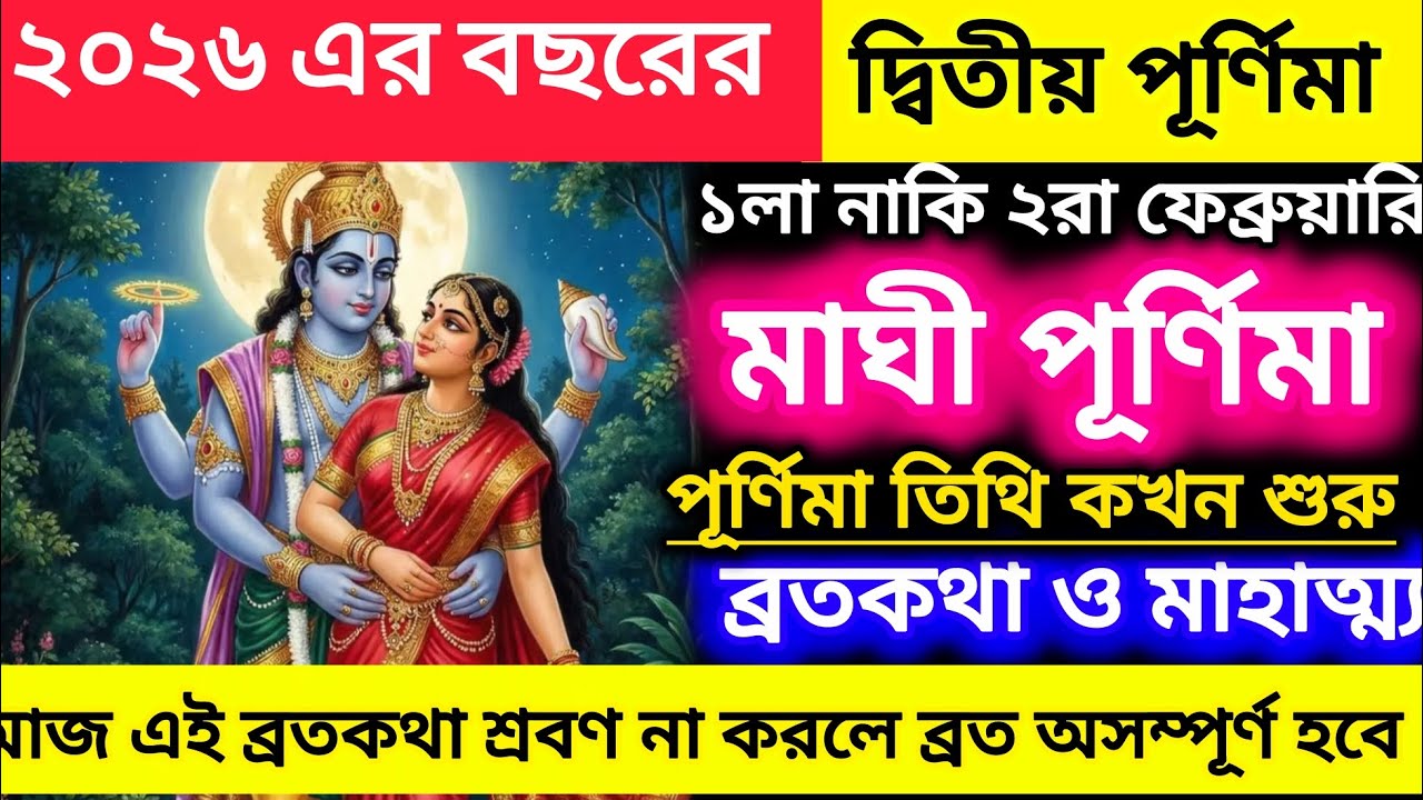 মাঘী পূর্ণিমার ব্রতকথা#পূর্ণিমা কখন শুরু হচ্ছে#purnima#vratkatha#devotional#maghi#facts#emotional 