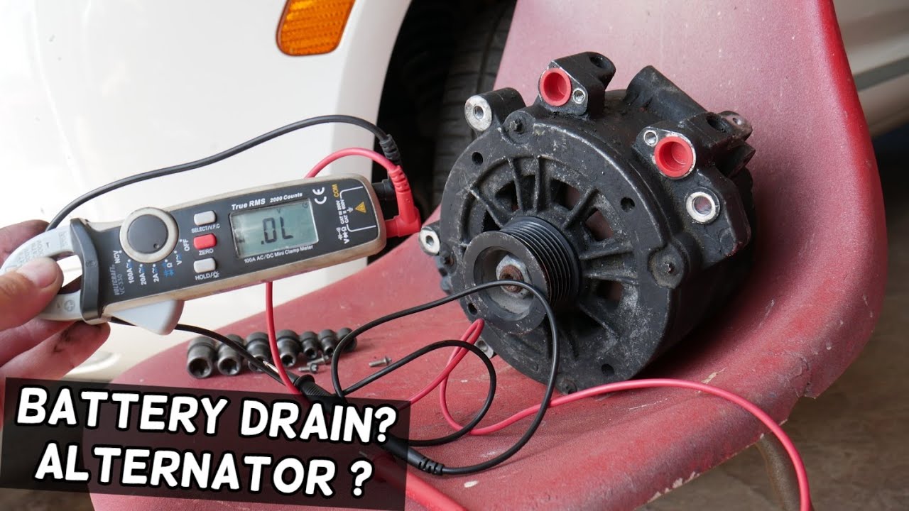 CAR BATTERY DRAIN CAN ALTERNATOR DRAIN YOUR BATTERY. BATTERY DEAD