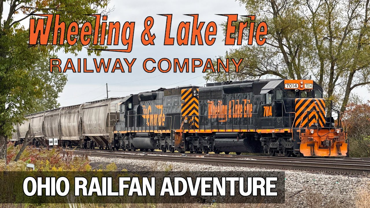 Wheeling and Lake Erie Railroad Ohio Railfan Adventure