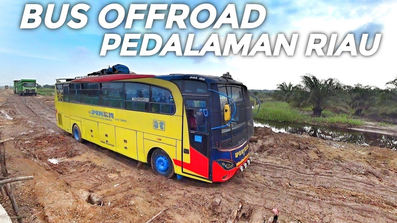 SATU-SATUNYA Bus di Lintas Off Road Ini | Trip Bus PINEM Ke Kota Tengah Via Sontang Ep.2