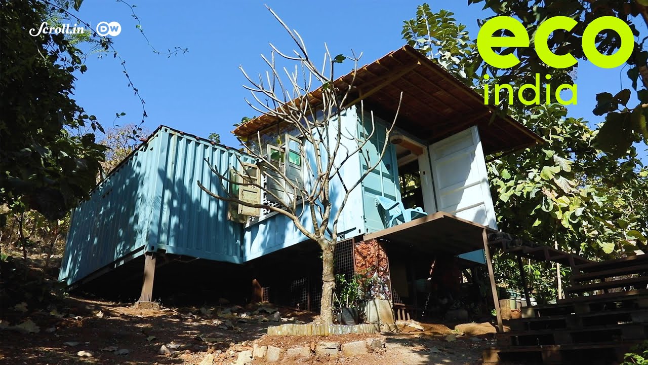 Eco India: How this two-bedroom home was built entirely with used shipping containers