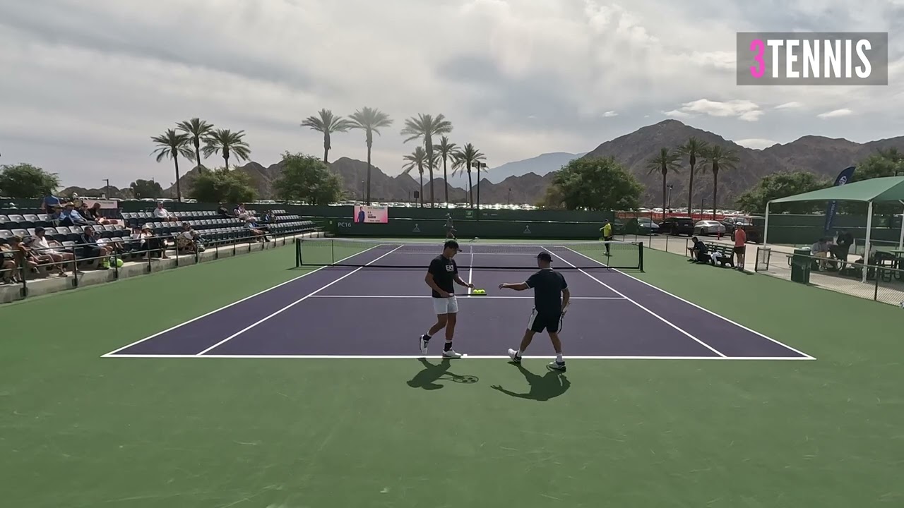 Tomás Martín Etcheverry and Luciano Darderi Practice | Indian Wells 2025