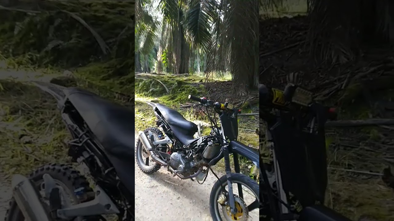 Jupiter MX 135 | Bebek Trail | Perkebunan kelapa sawit