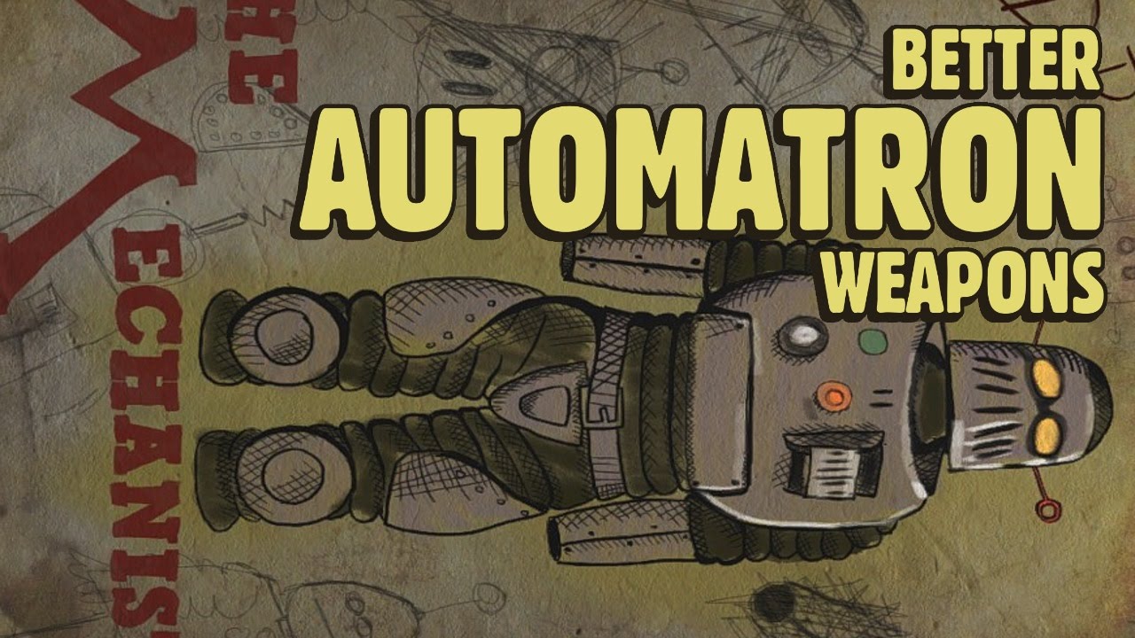 [FO4] Better Automatron Weapons - Weapon Rebalance Mod