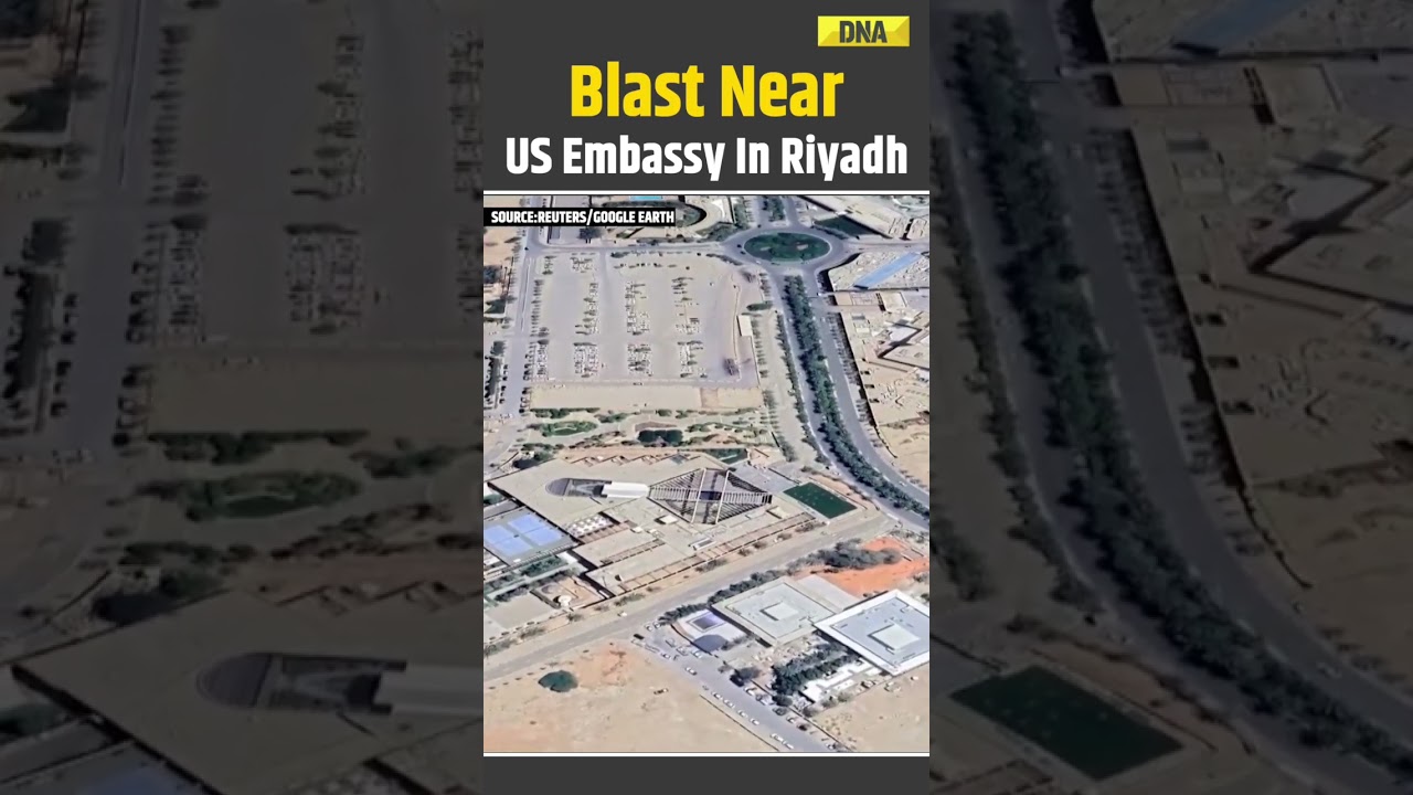 Iran Israel War: Blast Reported Near US Embassy In Riyadh, Fire Erupts | Israel Iran War | Iran News