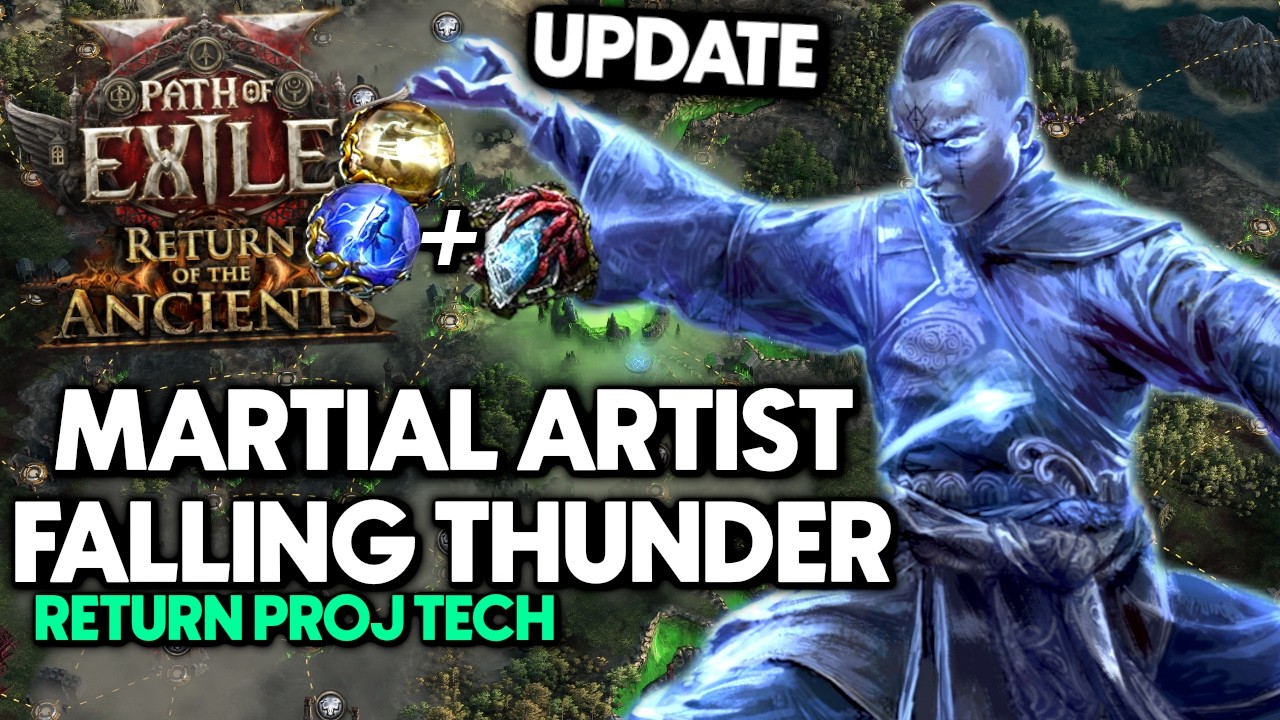 Falling Thunder Martial Artist Build - Week 1 UPDATE Path of Exile 2