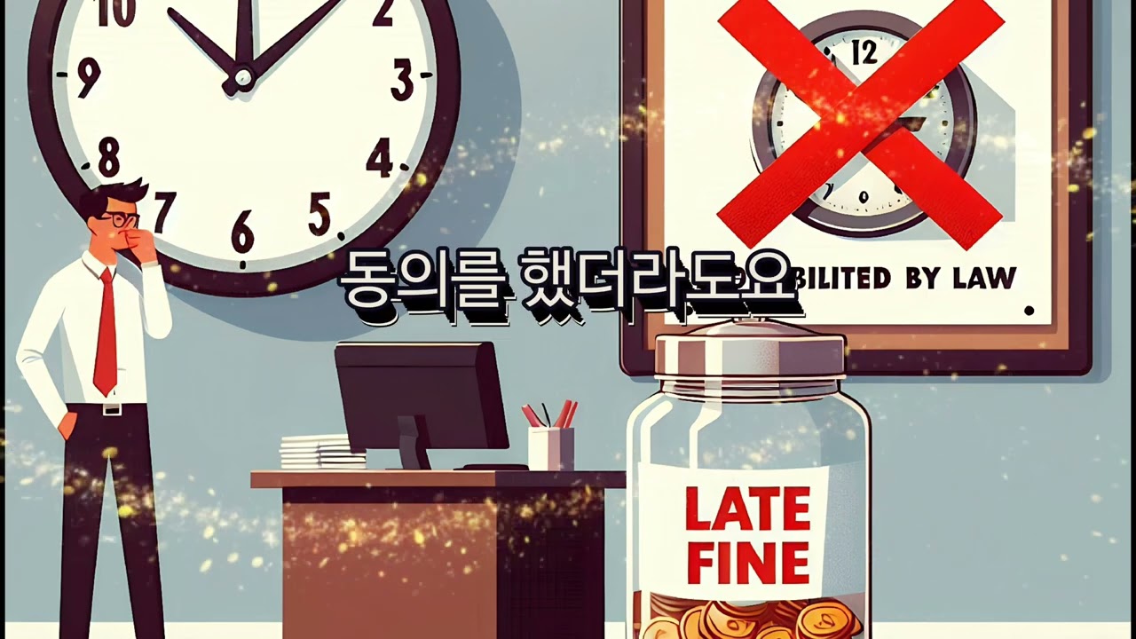회사 지각한다고 지각비 걷어도 될까？