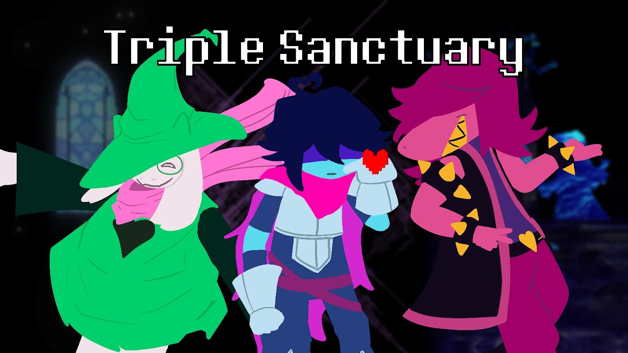 Deltarune - Triple Sanctuary (Dark, Second, and Third Sanctuary covers)