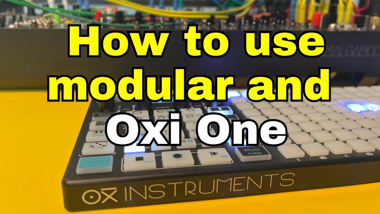 How to use your Oxi One with Eurorack. CV/gate explained with examples