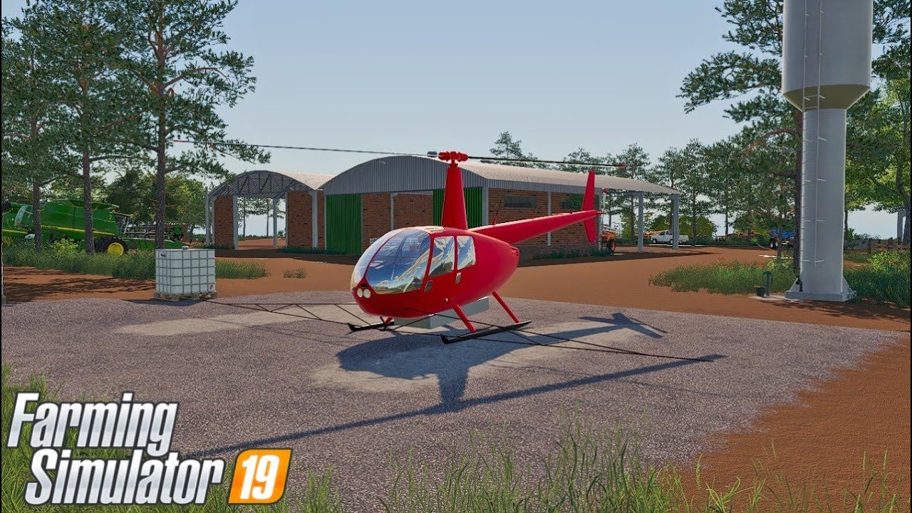 Apresentando Mods HELICOPTERO AGRICOLA CRM PULVERIZAÇÃO (PC,MAC)  FARMING SIMULATOR 19
