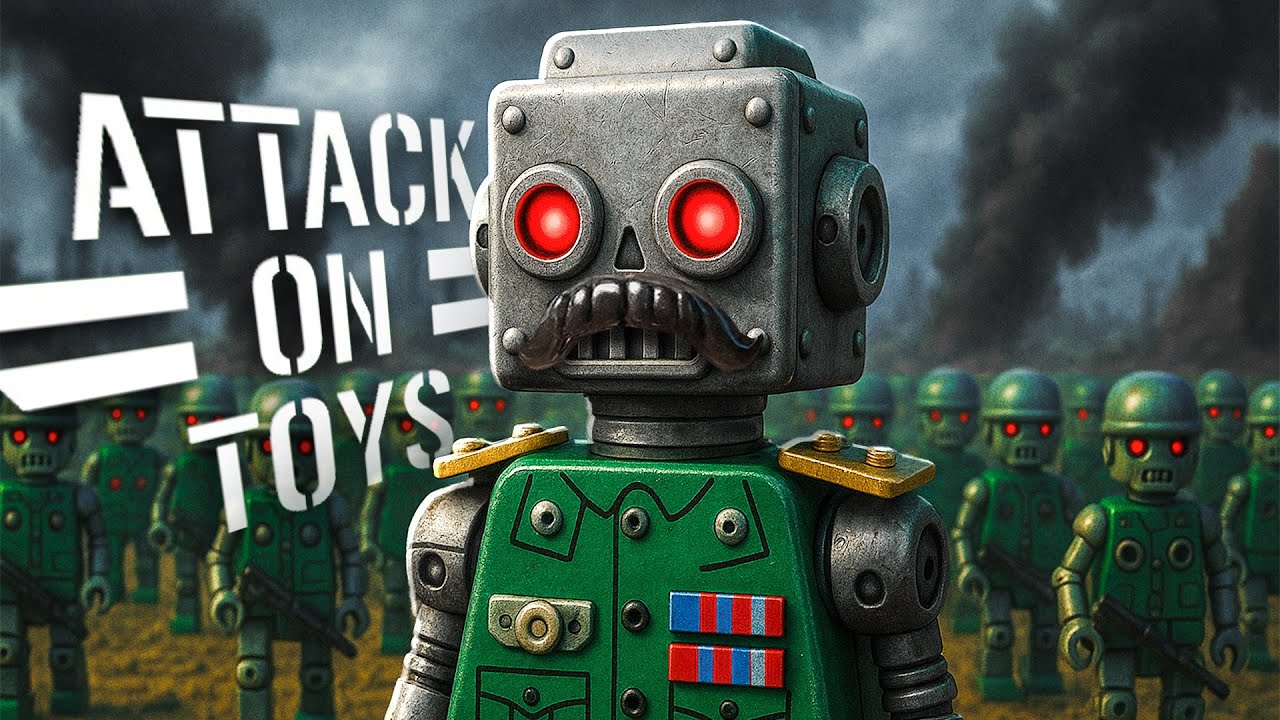 با لشگر ربات ها به لشگر لگو ها حمله کردیم ! ⚔️🔥 | Attack on Toys