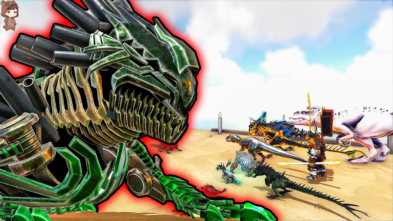 God Bionic Magmasaur VS Mod Dinosaurs| ARK Mod Battle Ep.373