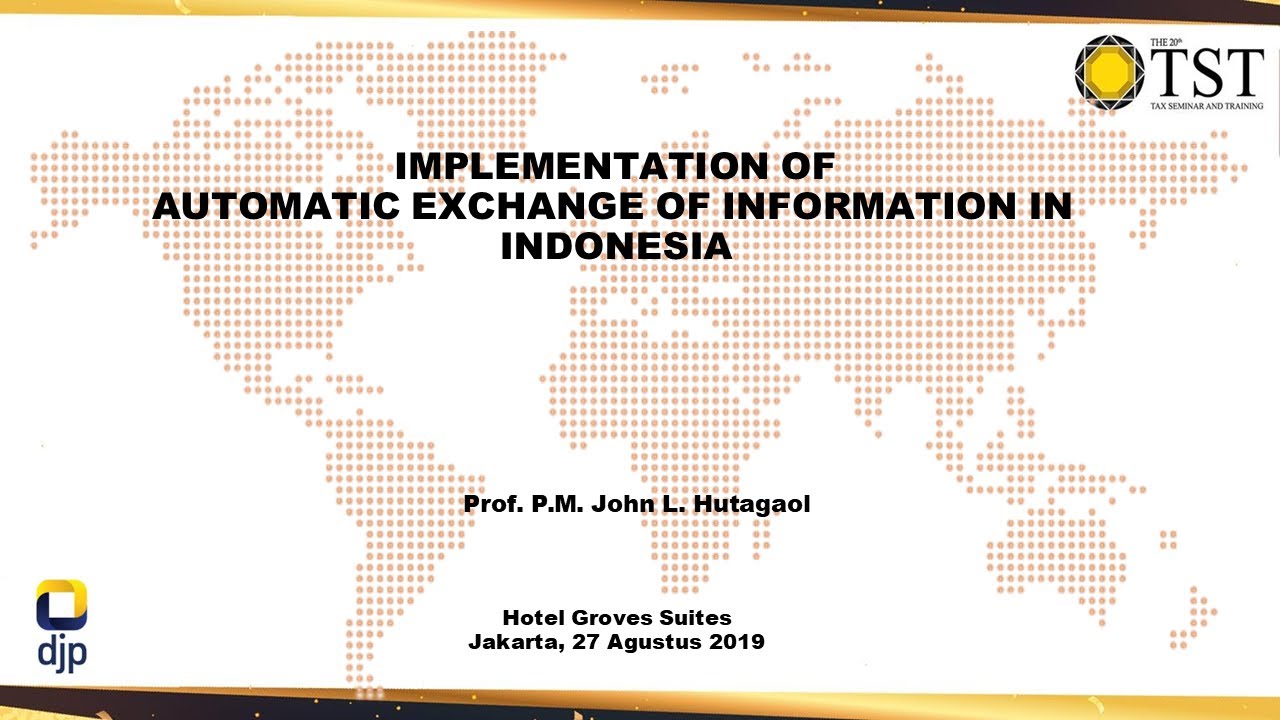 Implementation of Automatic Exchange Of Information in Indonesia