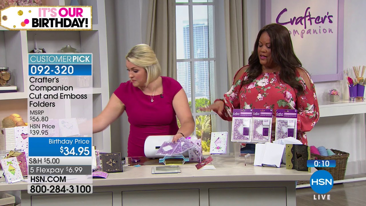HSN | Crafter's Companion Celebration 07.11.2018 - 02 AM