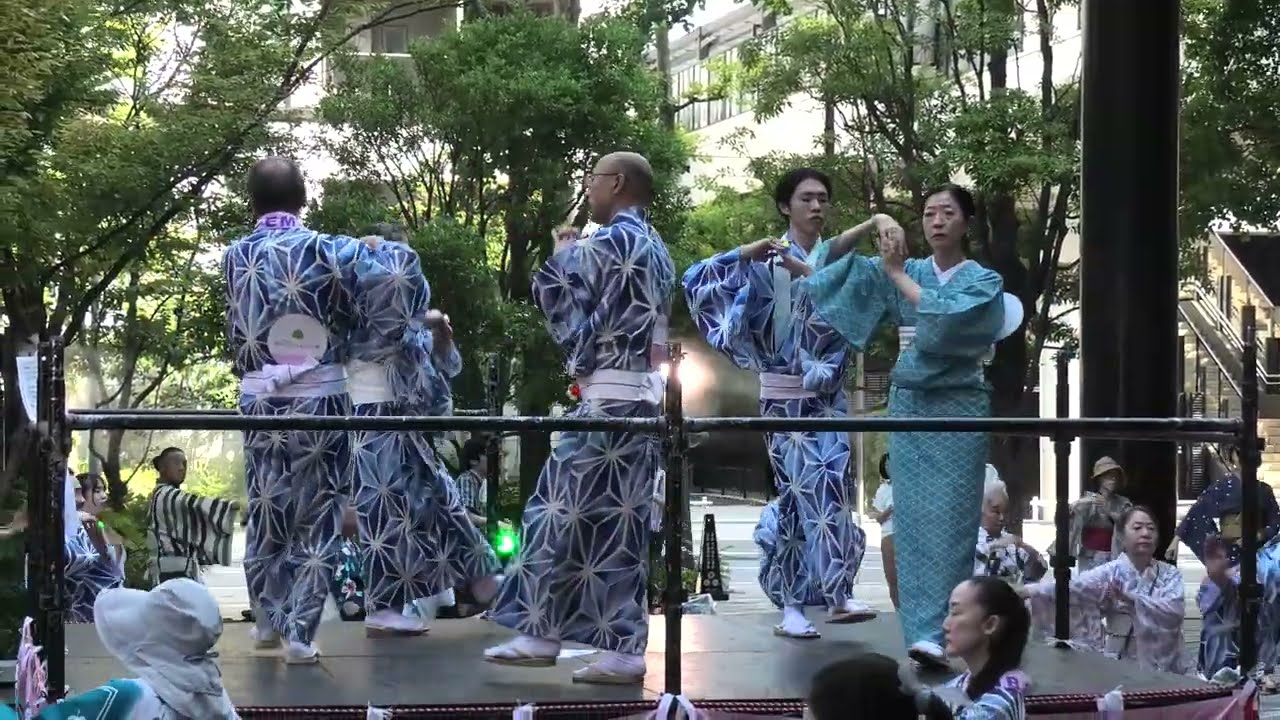【ステテコシャンシャン】（二宮ゆき子）　2025年竹芝夏フェス盆踊り11　東京ポートシティ竹芝