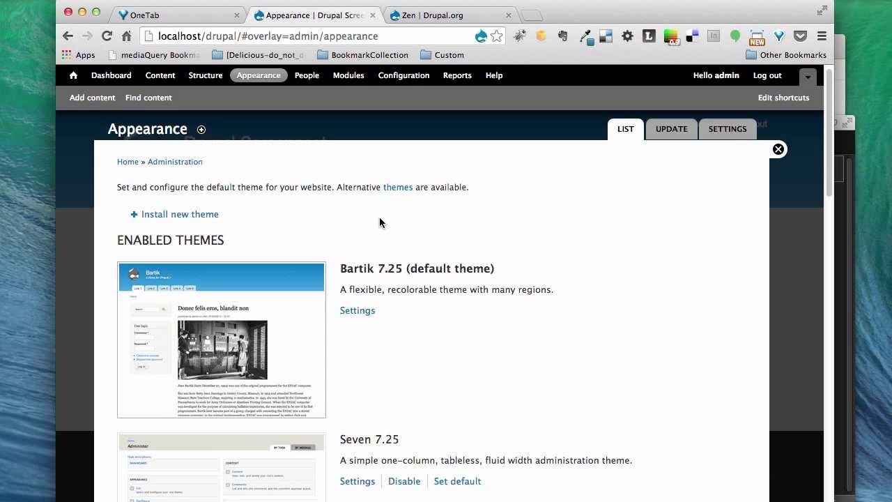 Styling a newly created Drupal sub theme