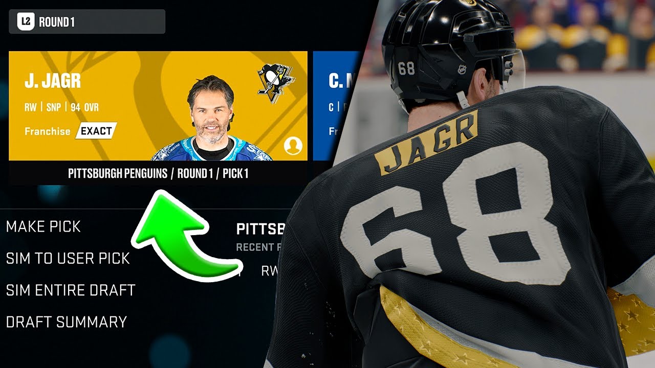 Draft An NHL Team BUT Alumni All-Stars Are Available!