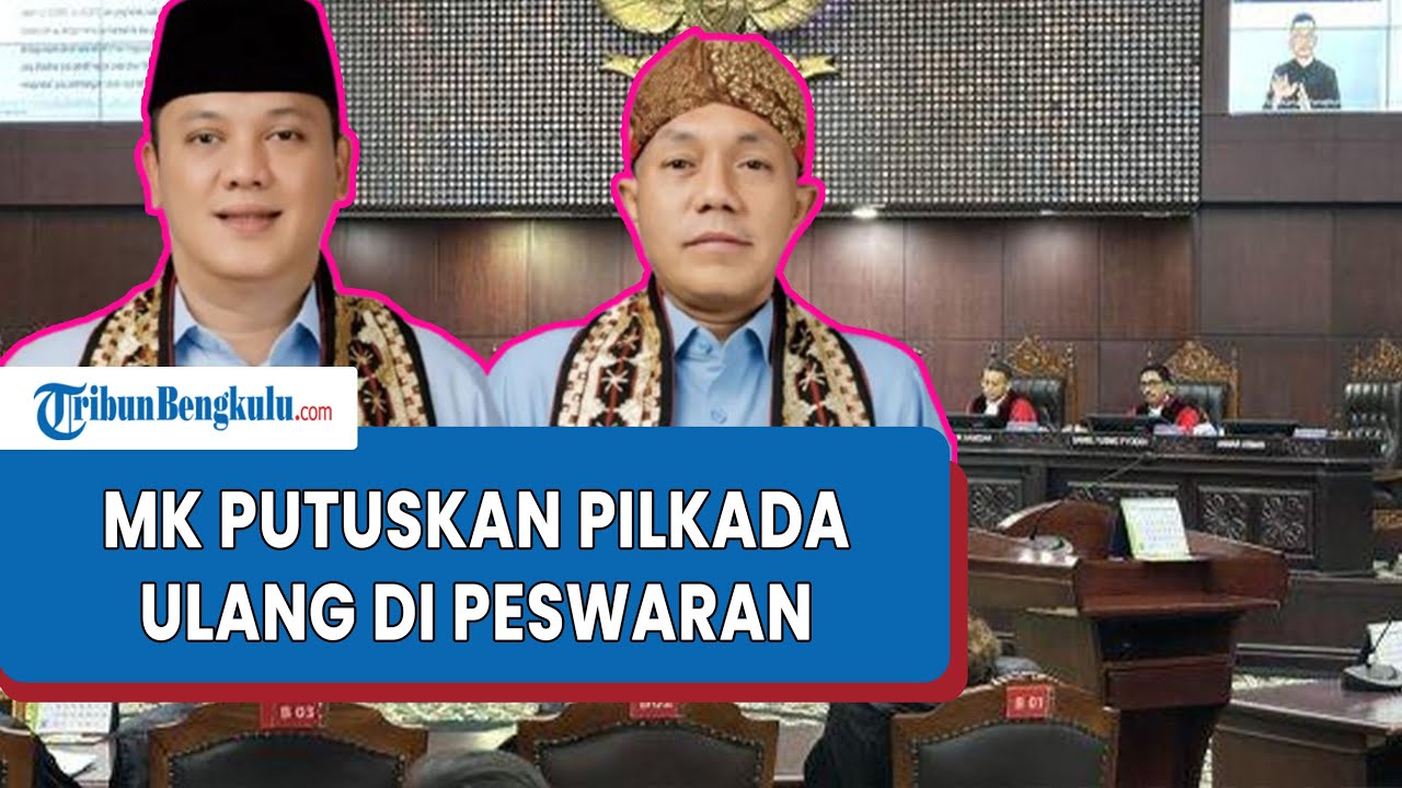 MK Putuskan Pilkada Ulang Pesawaran Lampung, Tanpa Aries Sandi, Perkara Ijazah