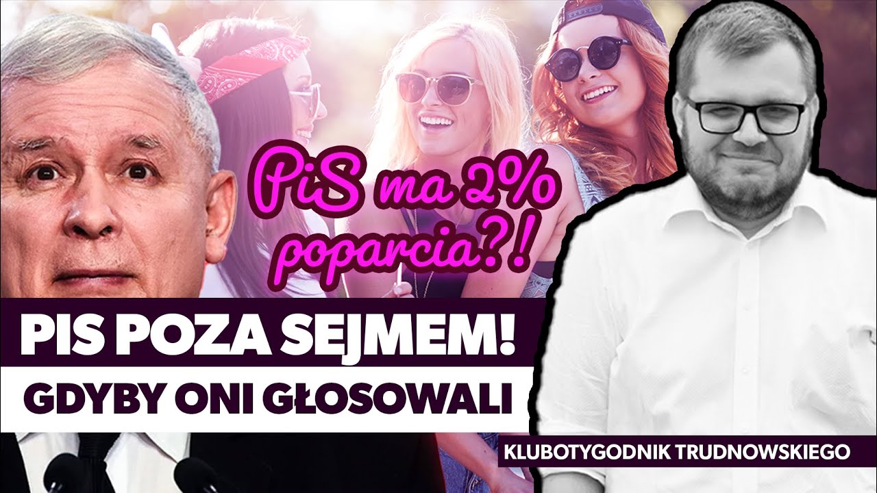 PiS ma 2% poparcia! Młodzi za lewicą czy przeciw PiS? | Piotr Trudnowski | KluboTygodnik