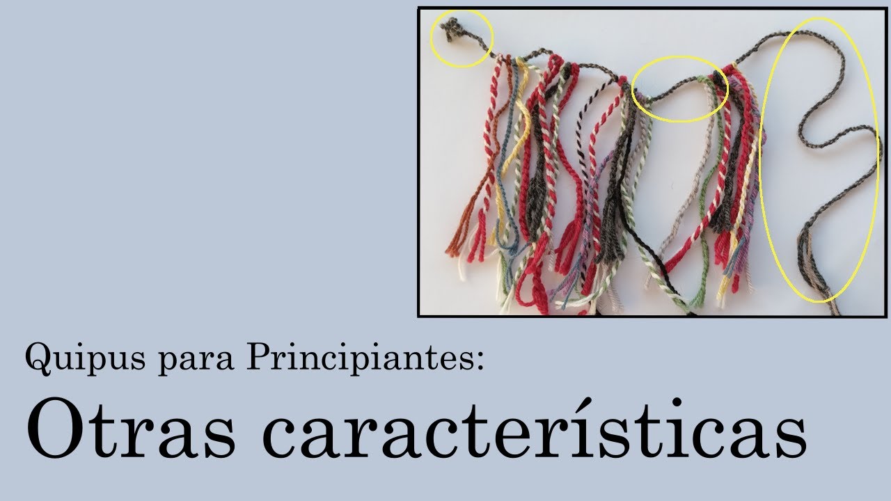 Quipus para Principiantes 11: Otras características