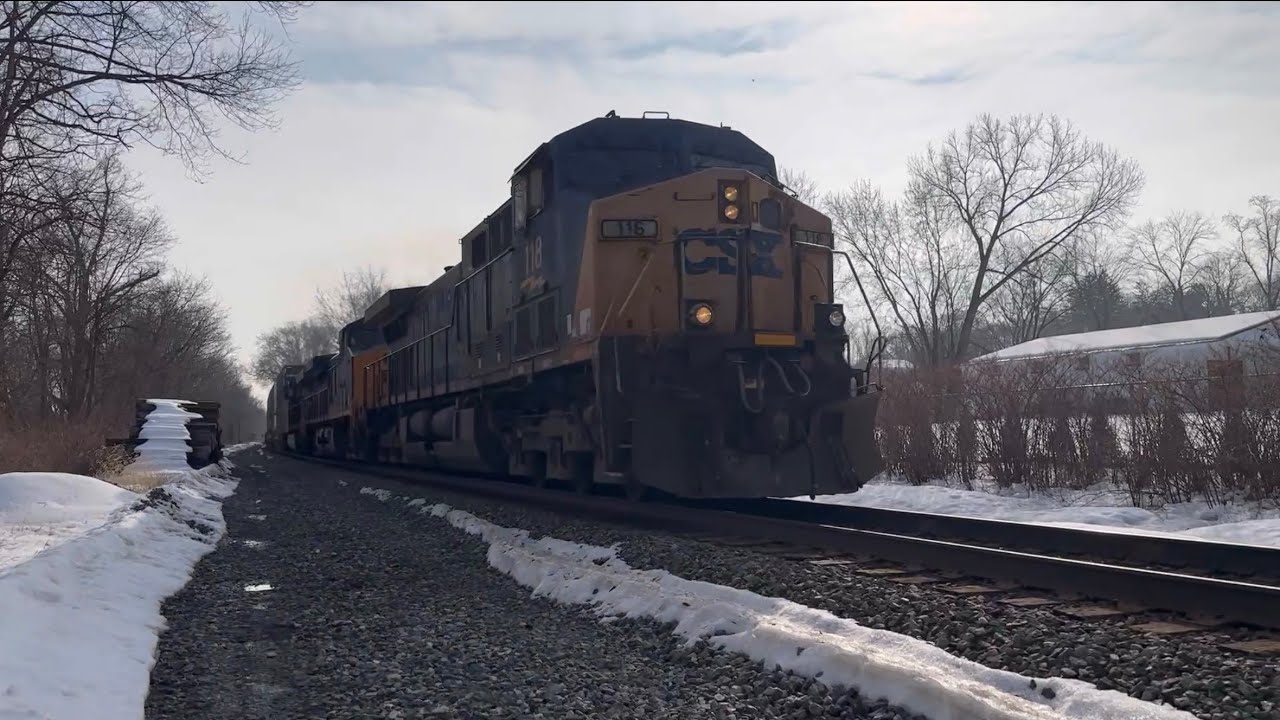 Constant Containers on the CSX River Sub at Tappan with Mac’s and a YN2 + Bonus NJT @ Ramsey 2/17/26